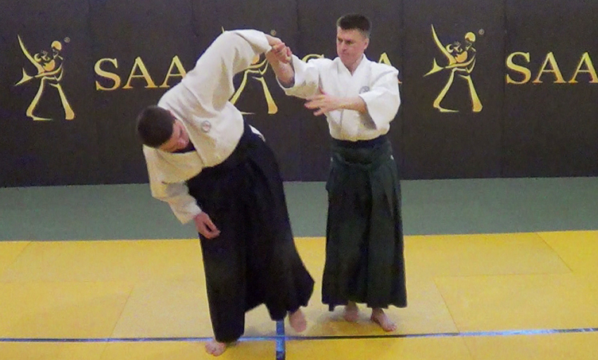 SAA Edward Suomin Aikido Sankyo Twisting Arm Control Entrance